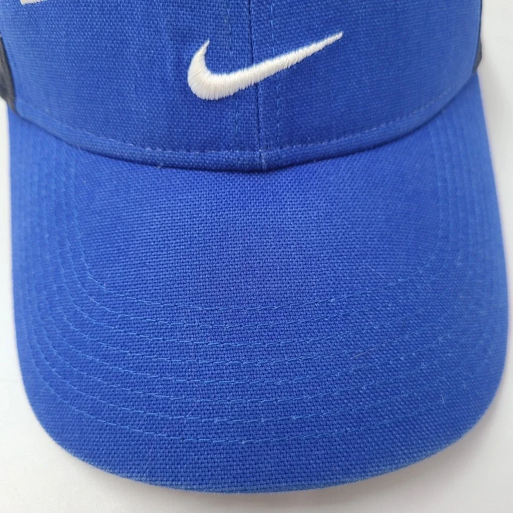 Duke‎ Blue Devils Hat (Seems S-M) Nike Center Swoosh Flex Fitted Blue Black NCAA